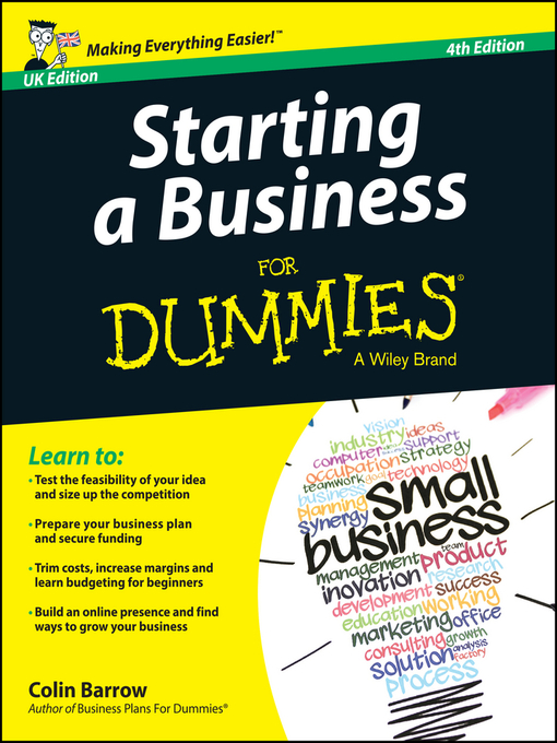 Title details for Starting a Business For Dummies by Colin Barrow - Wait list